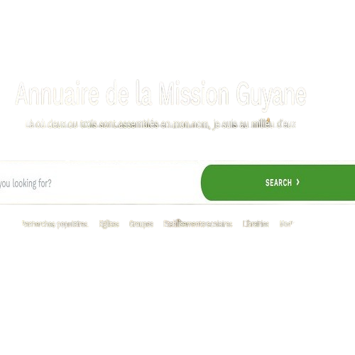 Annuaire de la Mission Guyane